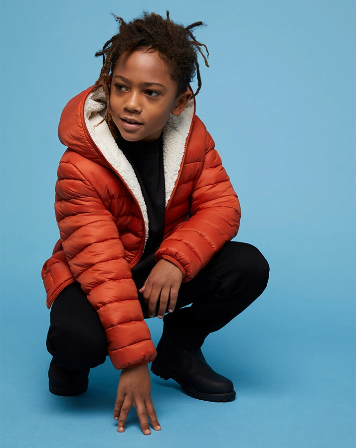 Steppjacke GIGA Y mit Plüsch in ruby red