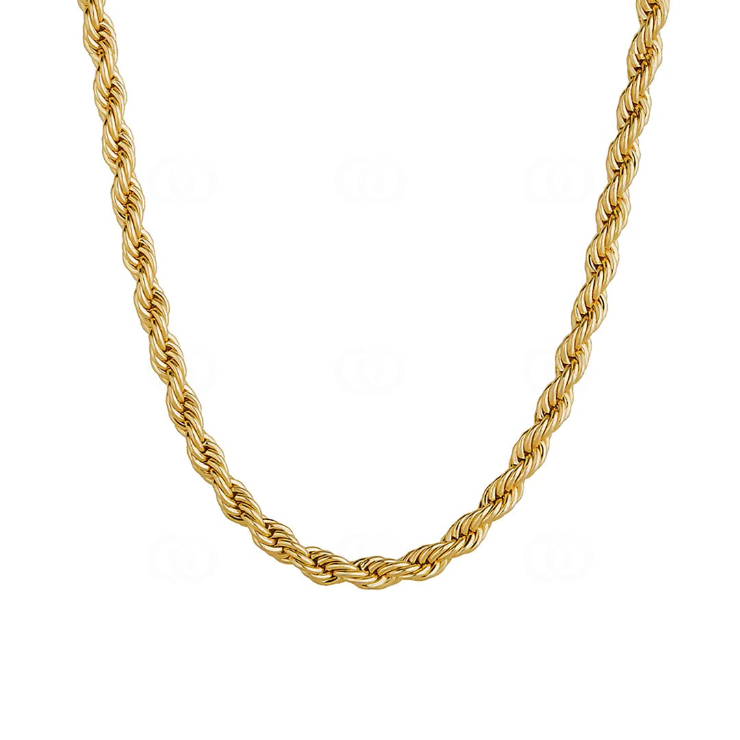 3mm Kordelkette vergoldet