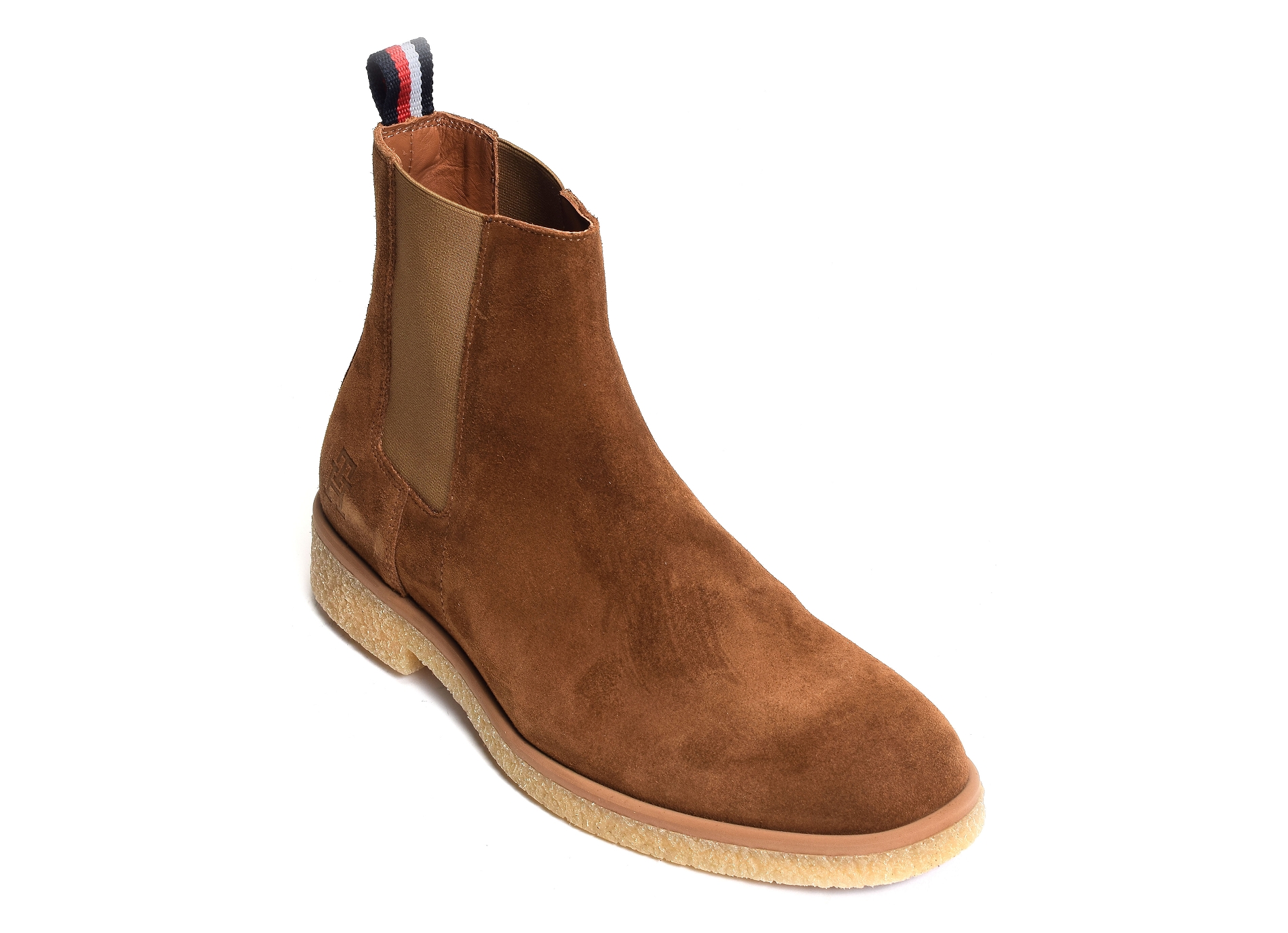 Hilfiger crepe suede chelsea 4871 marron