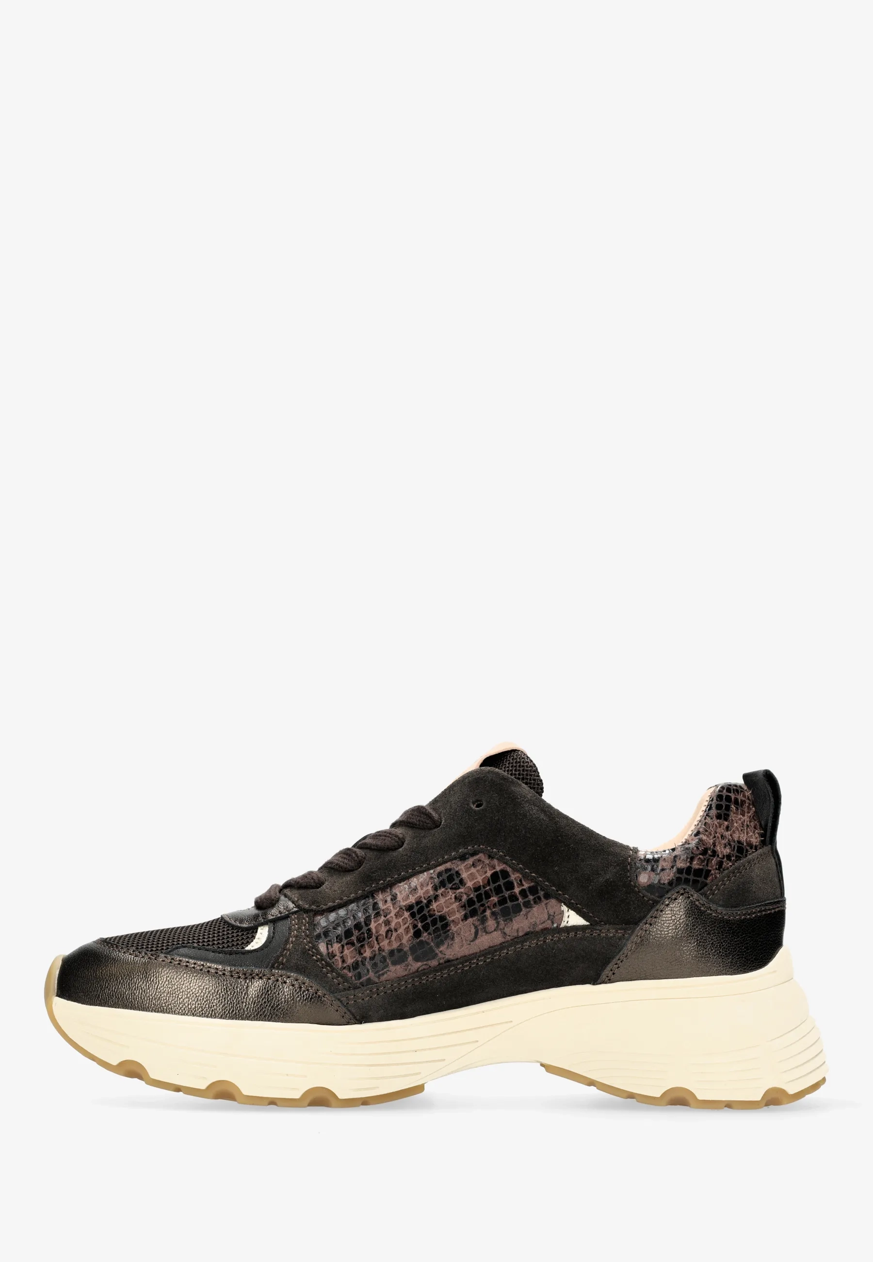 MARIOLA LUNA Sneaker phyton Dark Brown