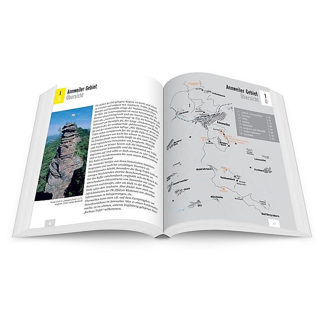 PANICO ALPINVERLAG - PFALZ PALATINAT ESCALADE DANS LE BUNTSANDSTEIN