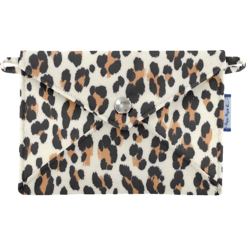 Petite Pochette Enveloppe Leopard