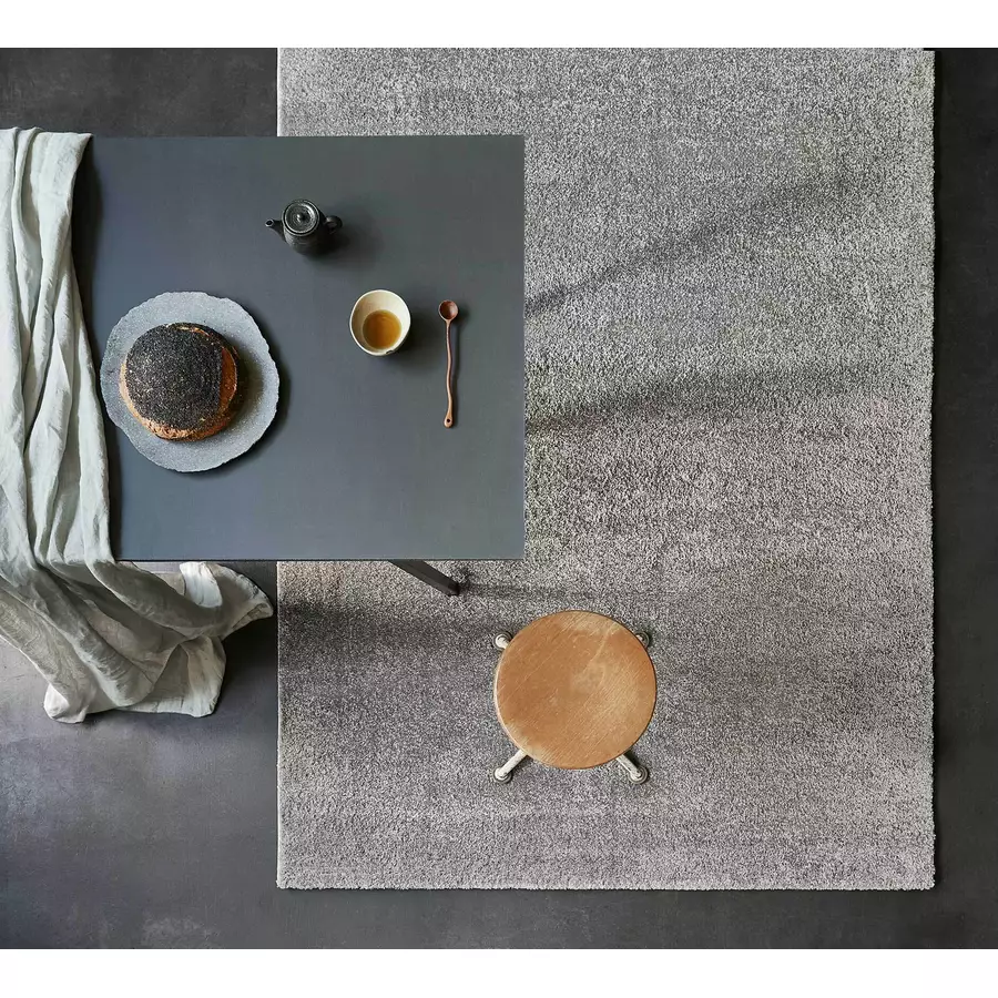 Wecon home basics Kurzflorteppich Tilda grau