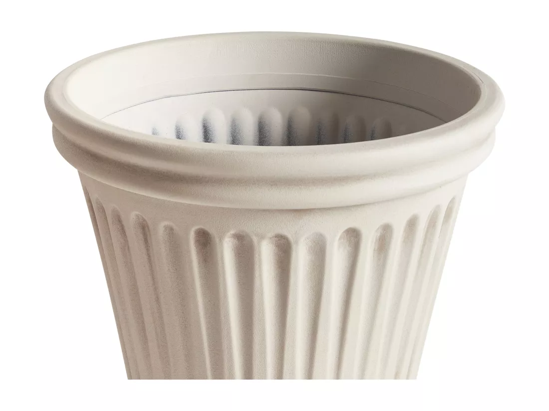 Cache-pot MAIZE Matériaux synthétiques 43 cm Beige clair