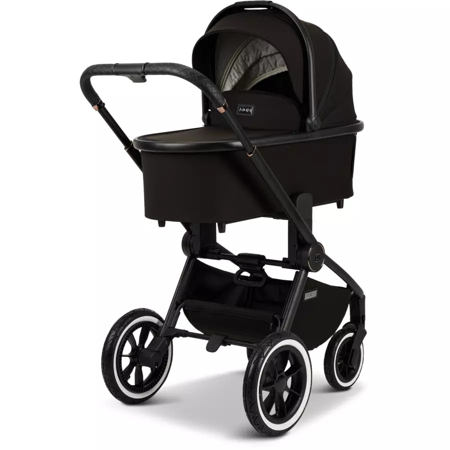 MOON Kombikinderwagen Resea Edition+ blackblack matt