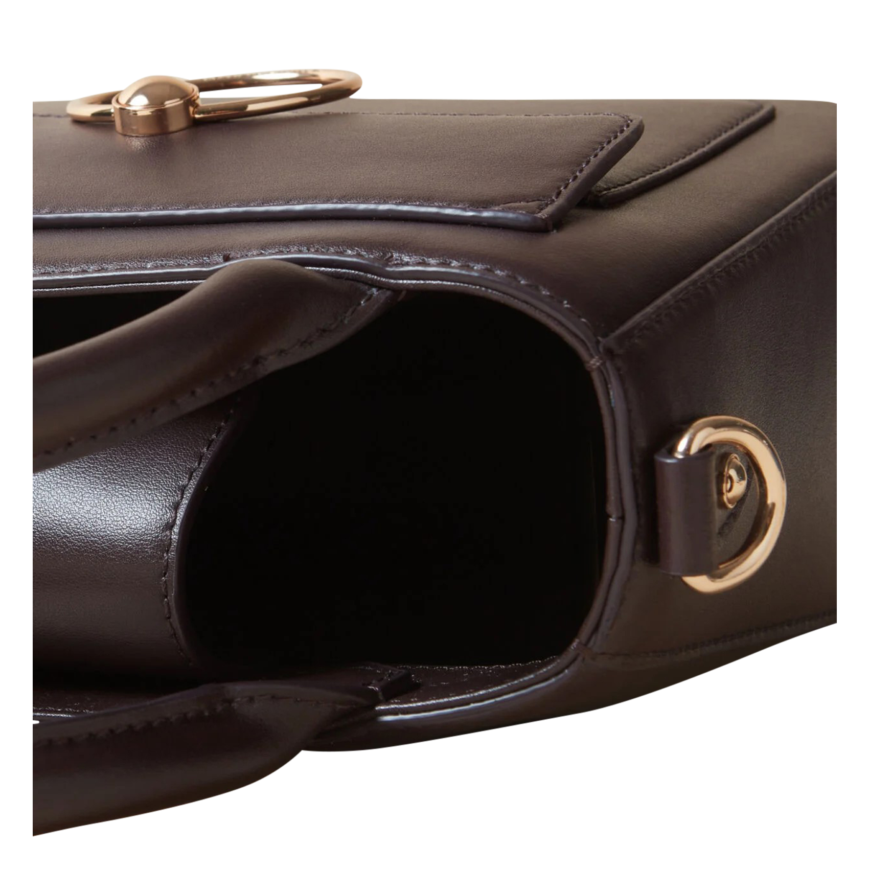 Sac bandoulière en cuir | Marron