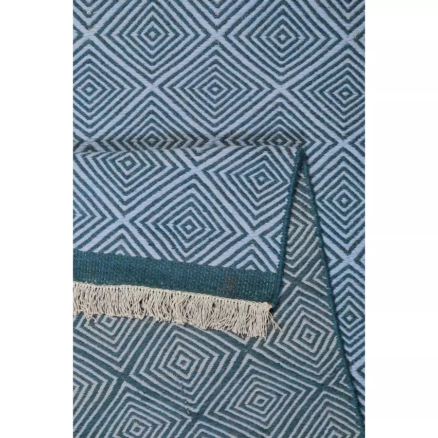 Esprit Handweb-Teppich Cairo blau