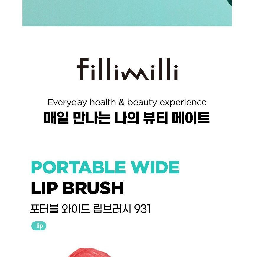 fillimilli - Draagbare brede lippenkwast 931
