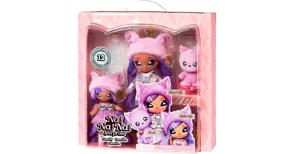 MGA EntertainmentNa! Na! Na! Family Surprise - Lavender Kitty Family Pop