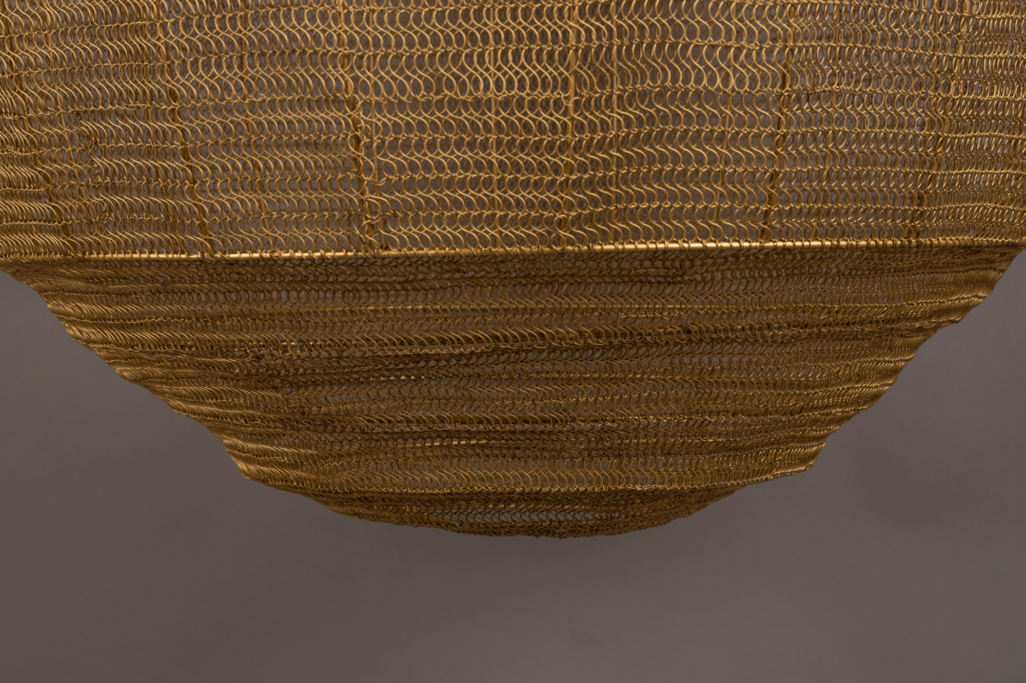 Dutchbone hanglamp Meezan Goud XL