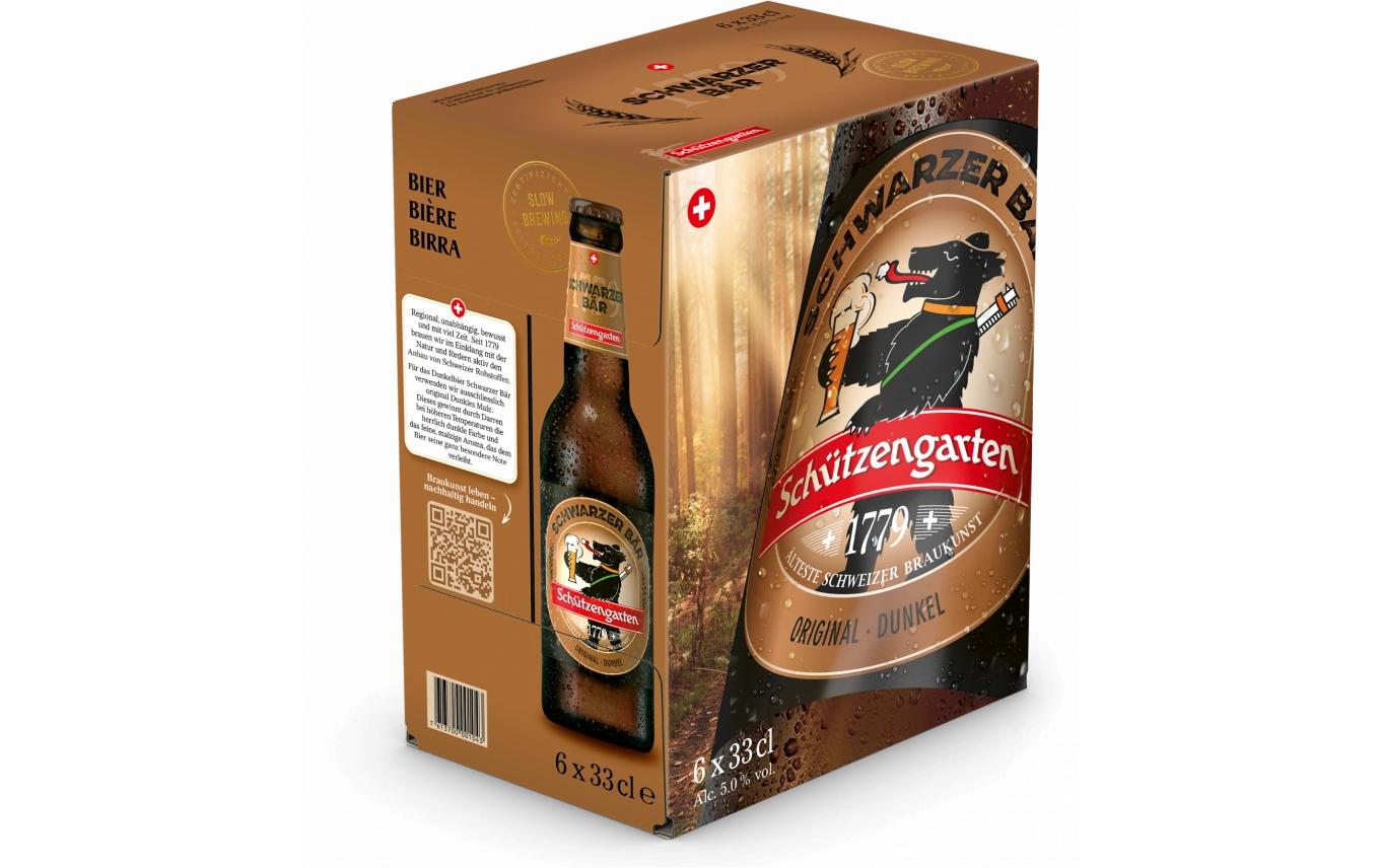 Bier Schwarzer Bär 6 x 0.33 lDunkelbier aus der Schweiz
