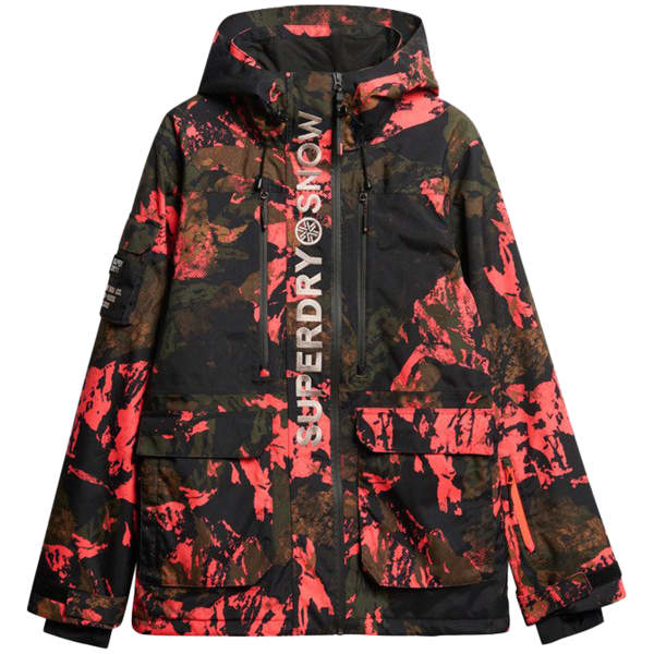 Veste de ski SUPERDRY ULTIMATE RESCUE JACKET VOLCANIC MOUNTAIN ORANGE