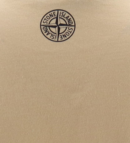 Stone Island T-shirt - Natural Beige m. Sort