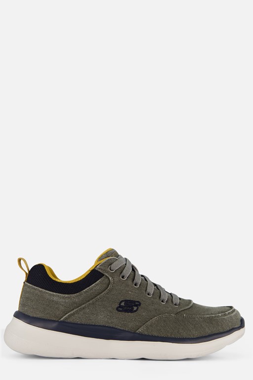 Skechers Delson 2.0 Sneakers grijs Textiel