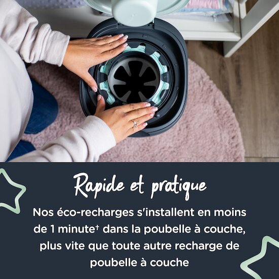 Recharges Twist & Click pour poubelles à couches   x3   de               Tommee Tippee