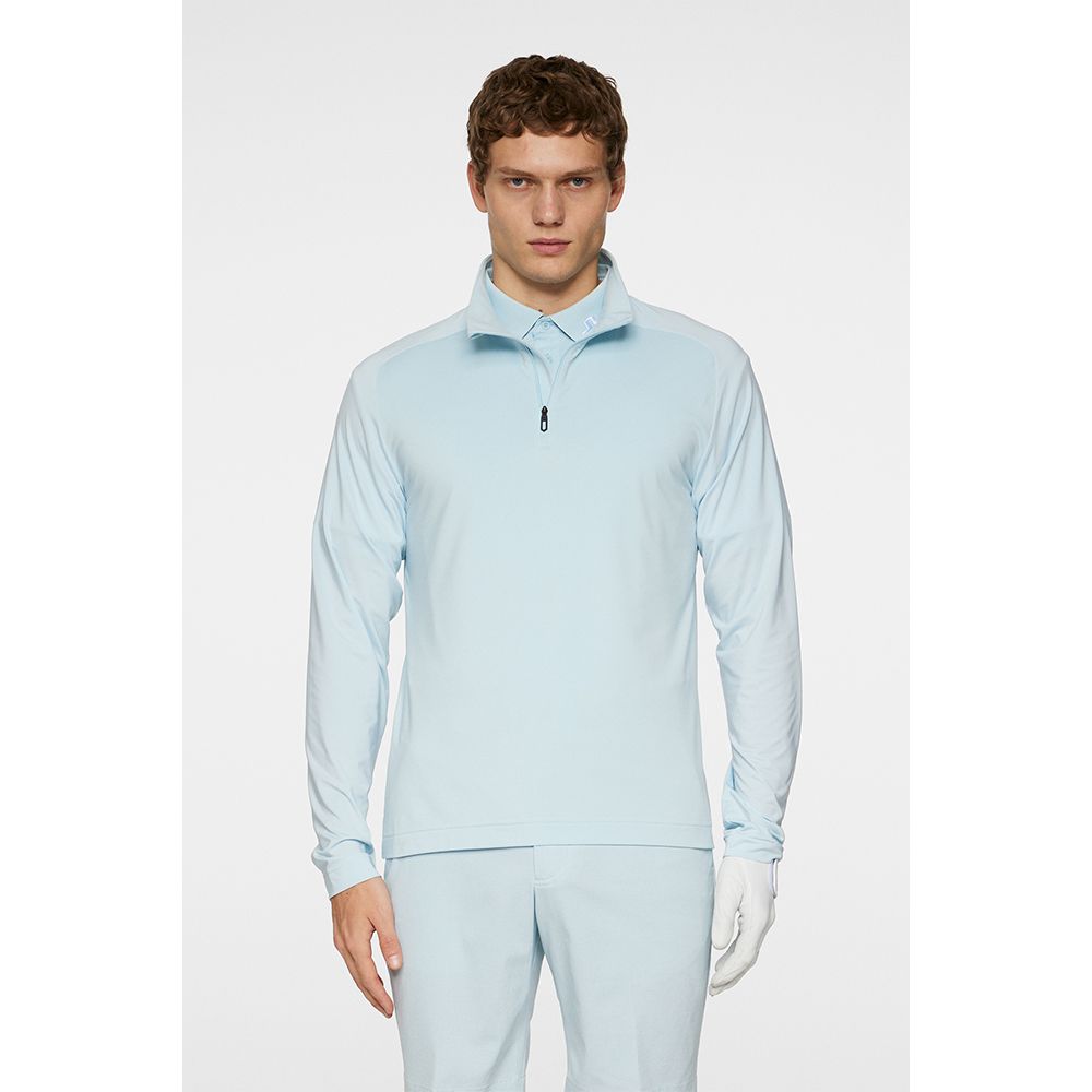 Harry Quarter Zip Genser Herre Winter Sky
