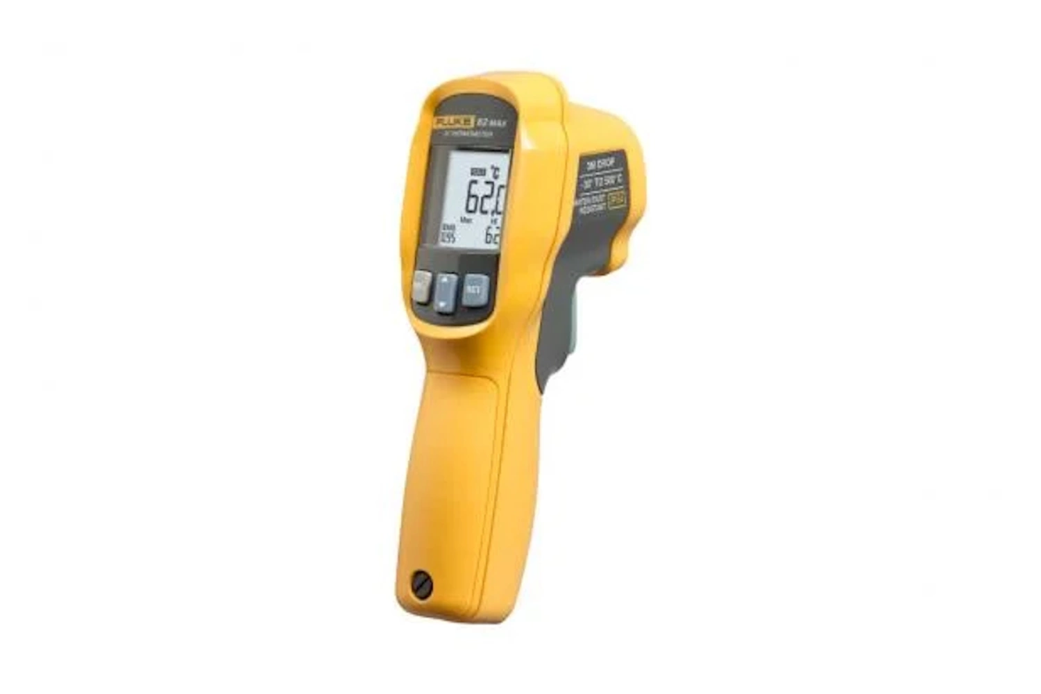 Fluke 62 MAX  Infraroodthermometer - dubbele laser - -30 graden t/m 650 graden