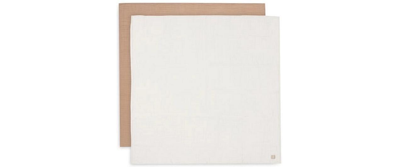 Mulltuch Hydrophil 2er, 115 x 115 cm, Biscuit/IvorySpucktuch