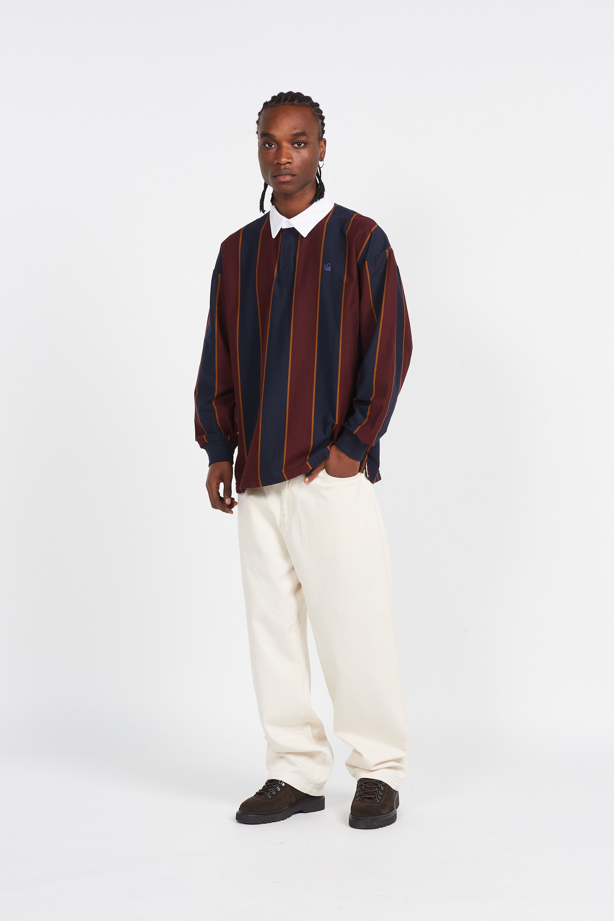 CARHARTT WIP Polo L/S Ruben Rugby Shirt Multicolore