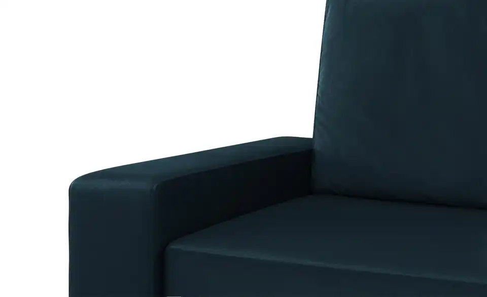 Wohnlandschaft Mara Blau links Mikrofaser