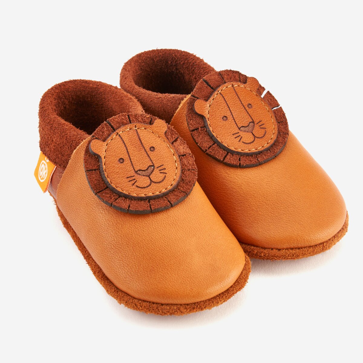 ORANGENKINDER LEO Bio-Leder Krabbel-/Lauflern-/Kindergarten Hausschuhe