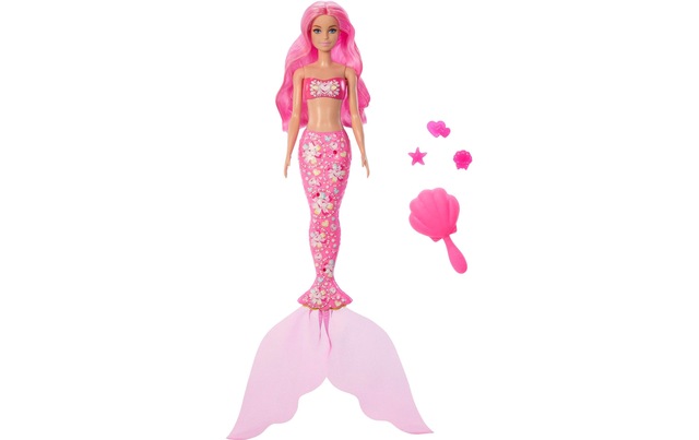 Barbie Spielwelt »Color Reveal Meerjungfrau Puppe 29,8 cm Assortiert«