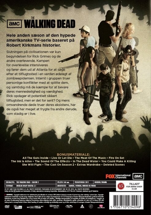 The Walking Dead - Sæson 2 - DVD