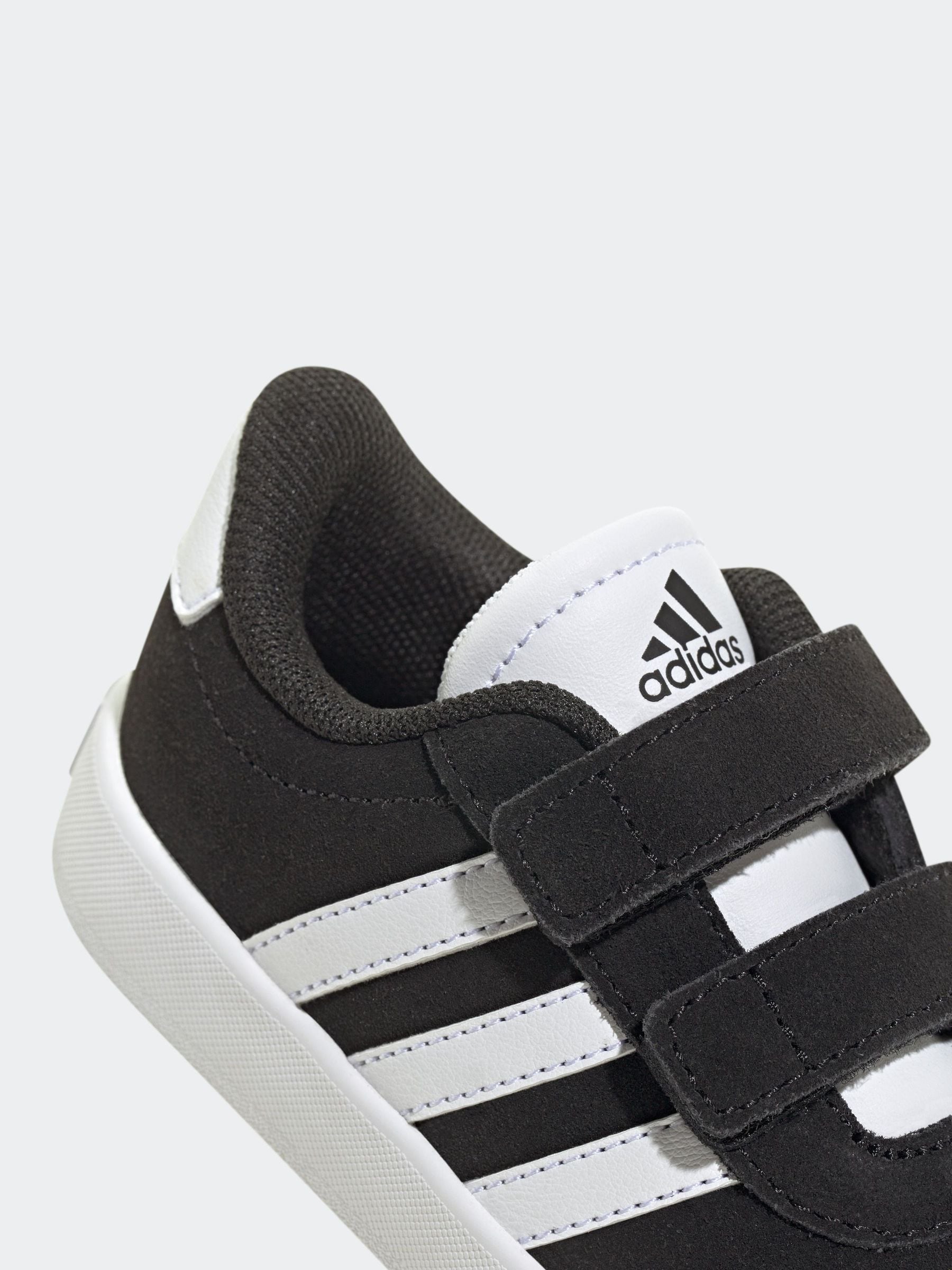 Zwart - adidas Vl Court 3.0 Klittenbandsneakers voor zuigelingen