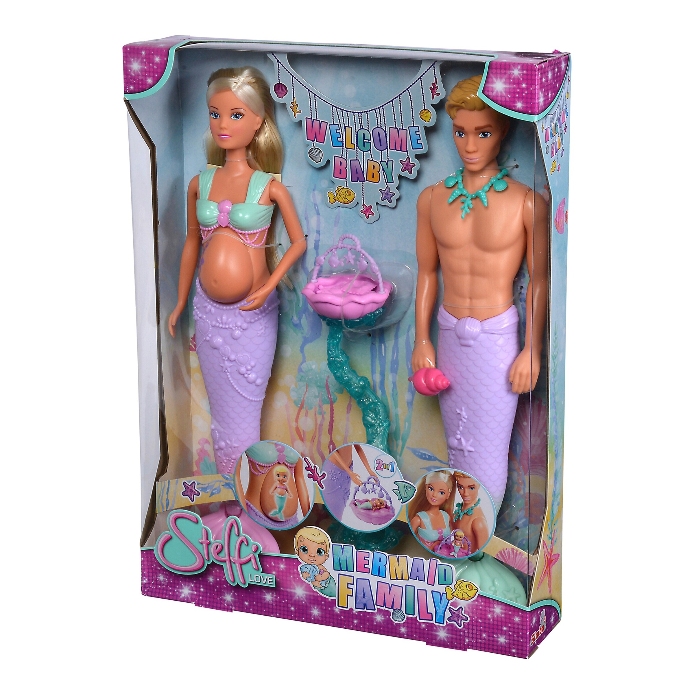 Steffi Love Puppe Mermaid Family