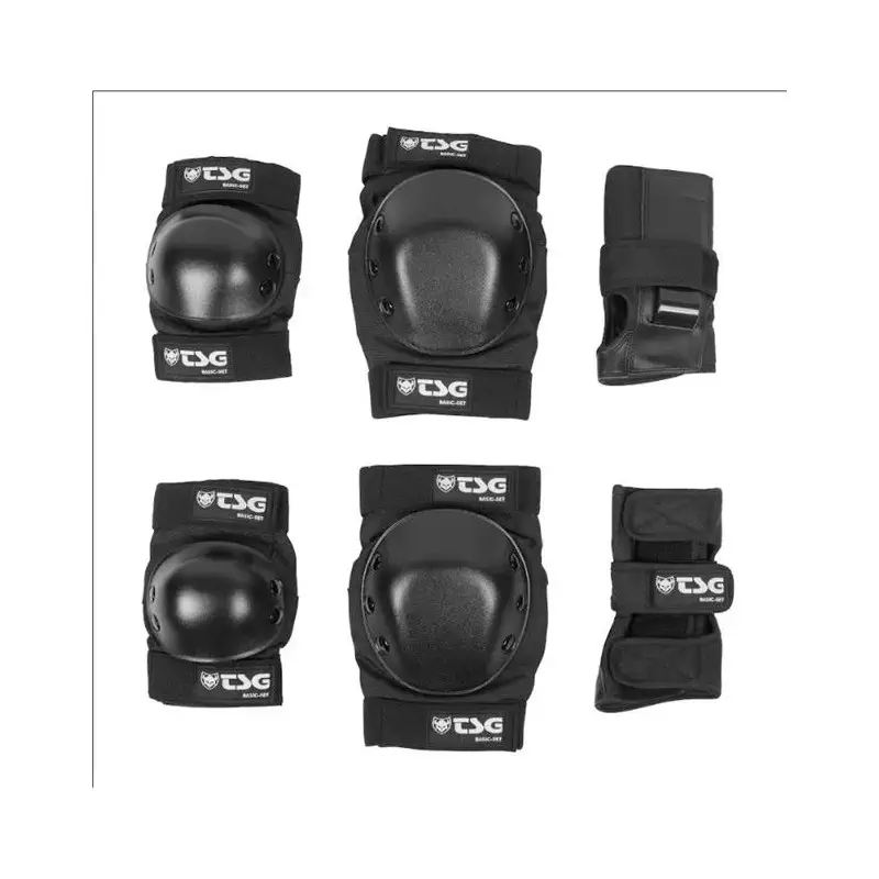 Set de protections TSG Basic Set Black