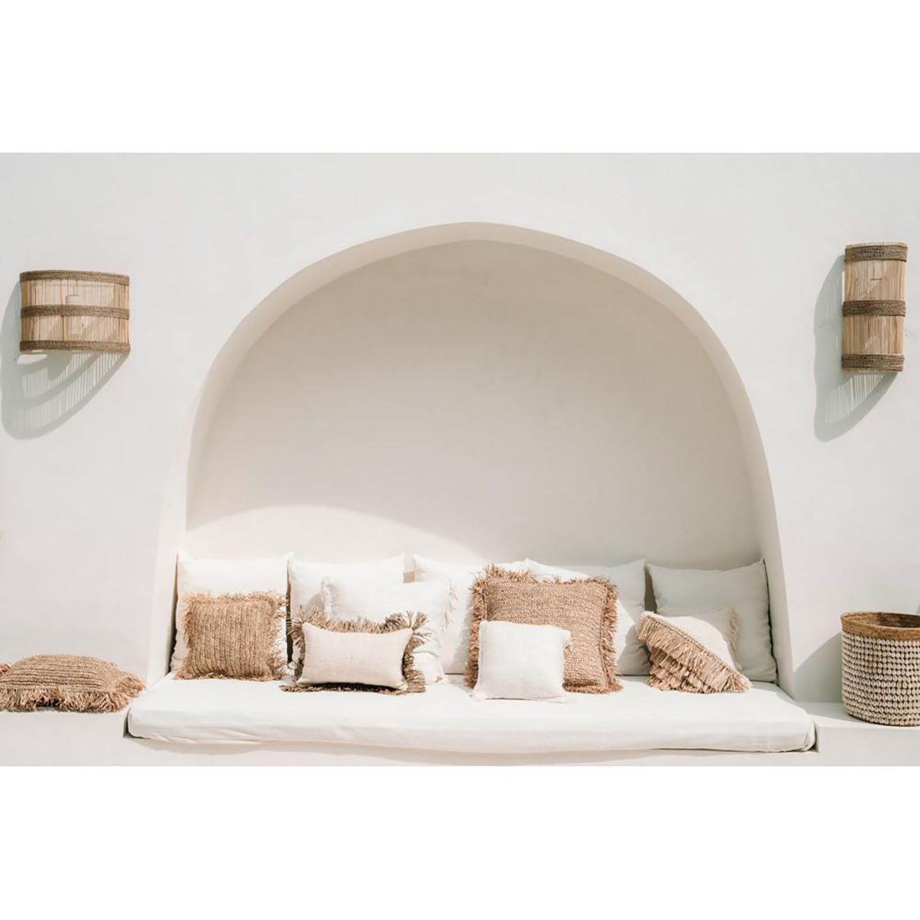 Bazar Bizar Housse de coussin Oh My Gee crème - 40x40 cm