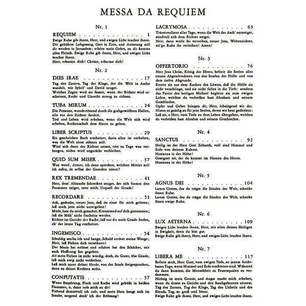 Edition Peters Verdi Missa De Requiem
