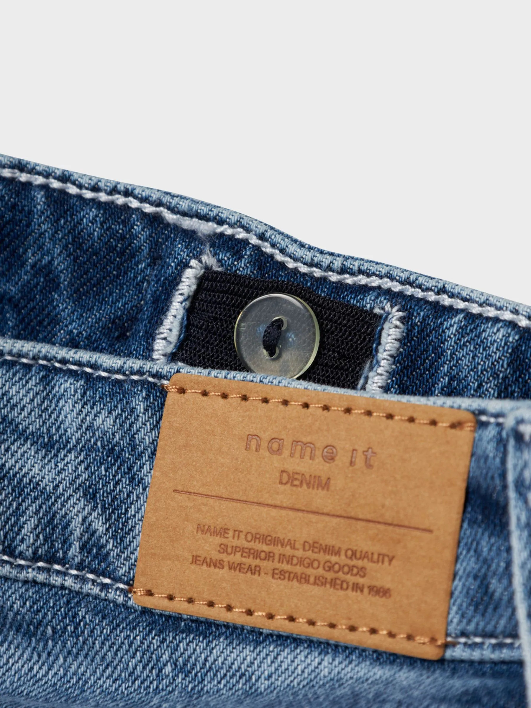 Name It Straight Leg Fold Up Jeans