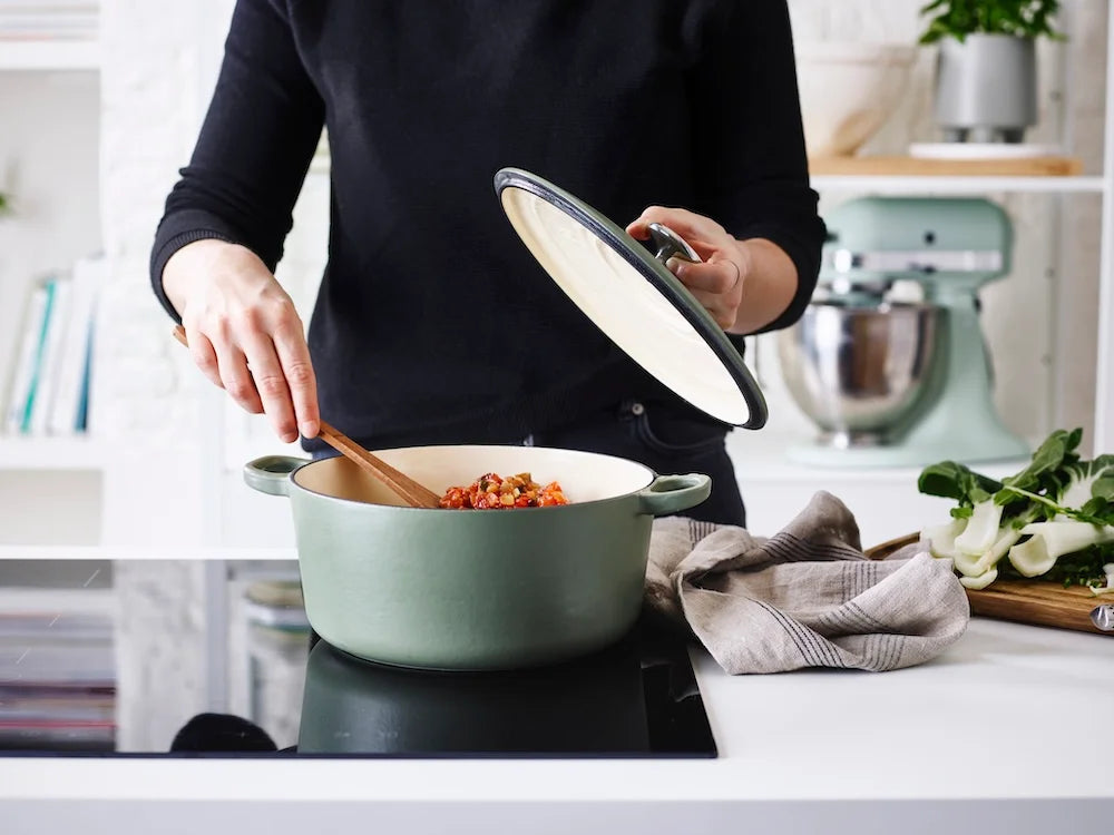BK Bourgogne Braadpan Gietijzer - Olive Green