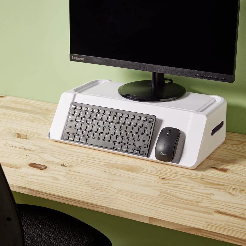 Organiseur de bureau 48x30x13cm polystyrène blanc