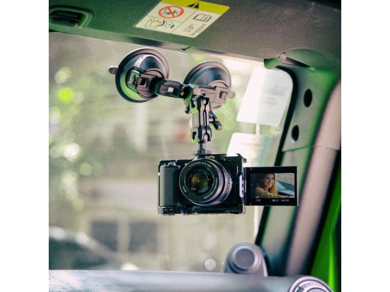 Smallrig Halterung Port. Dual Suction Cam Mount SC-2K Tragbare Dual-Saugnapf-Kamerahalterung