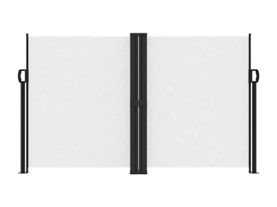Auvent latéral rétractable blanc 140x1200 cm