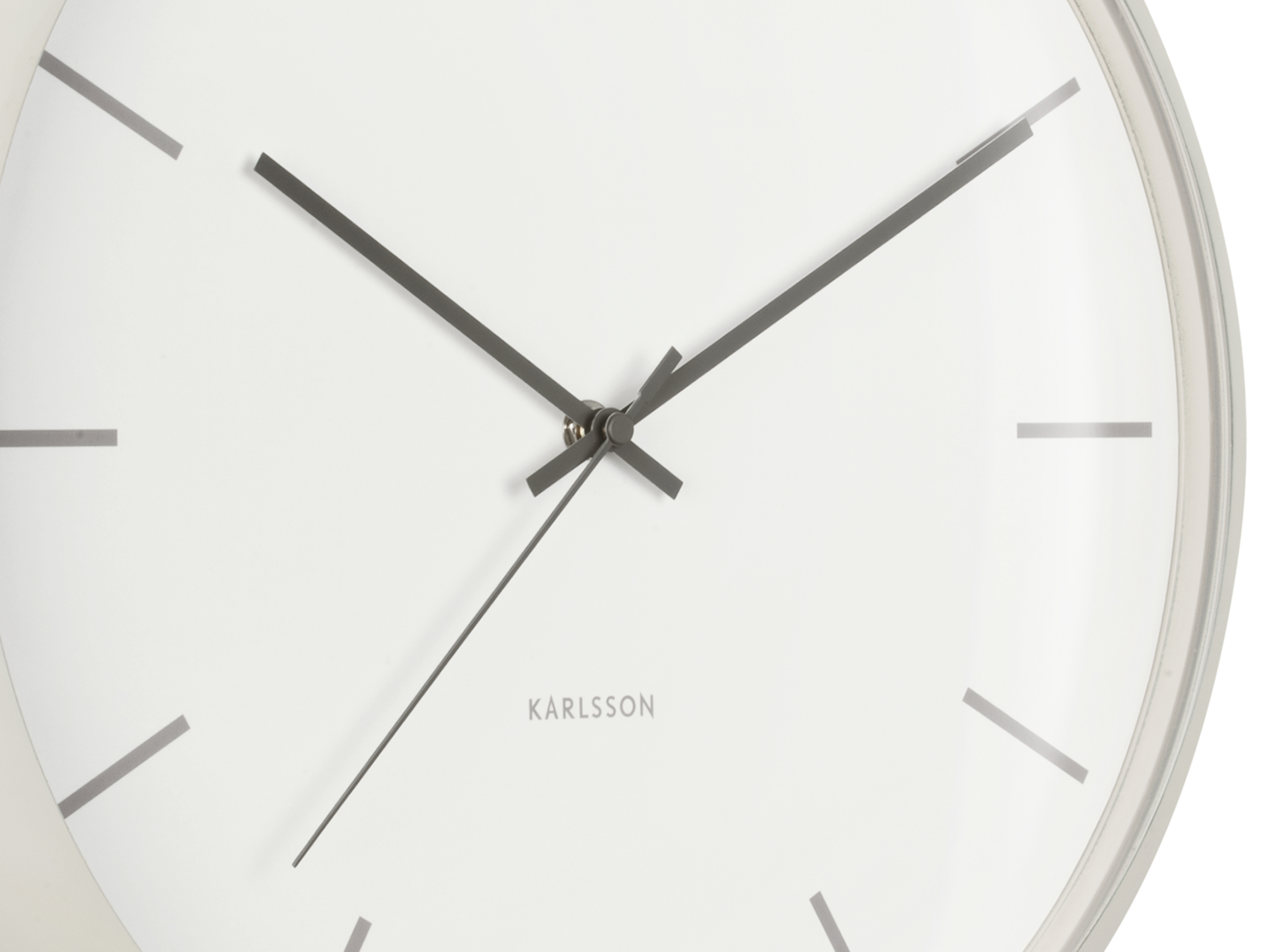 Wall clock Nirvana Globe warm grey