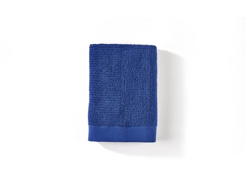 Zone Denmark Duschtuch Classic 70 x 140 cm, Indigo Duschtuch aus 100% Baumwolle