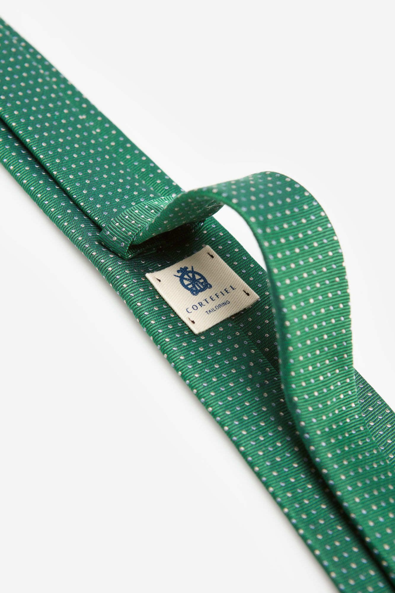 Gravata de seda Lunar - Verde
