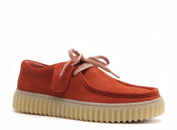 Clarks basses homme torhill lo rouge
