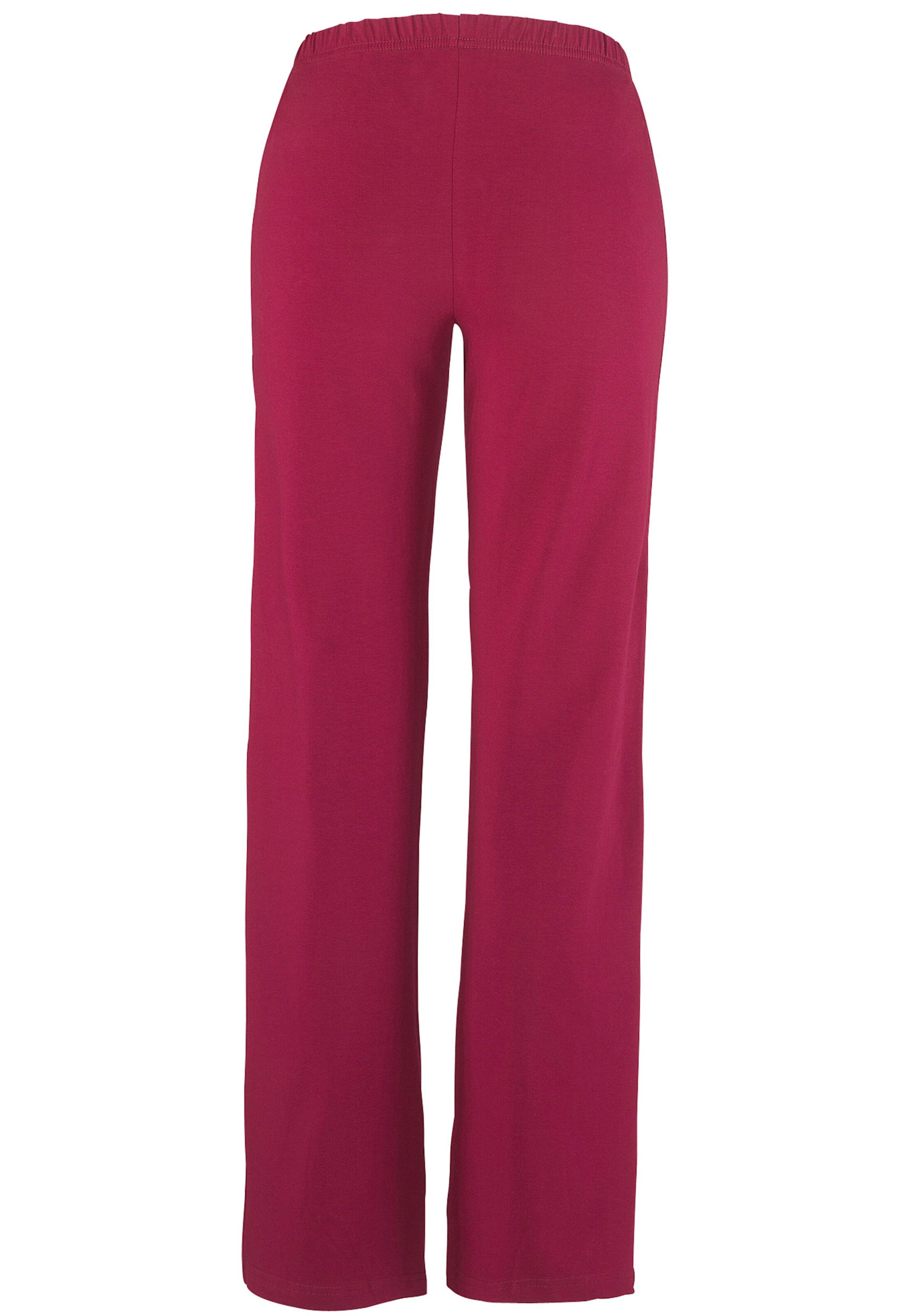Jazzpants in 1x schwarz, 1x himbeere