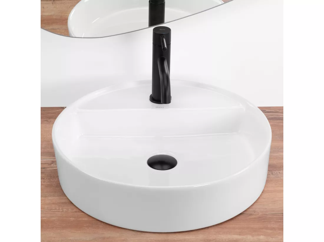 Vasque À Poser Rea Ronda White
