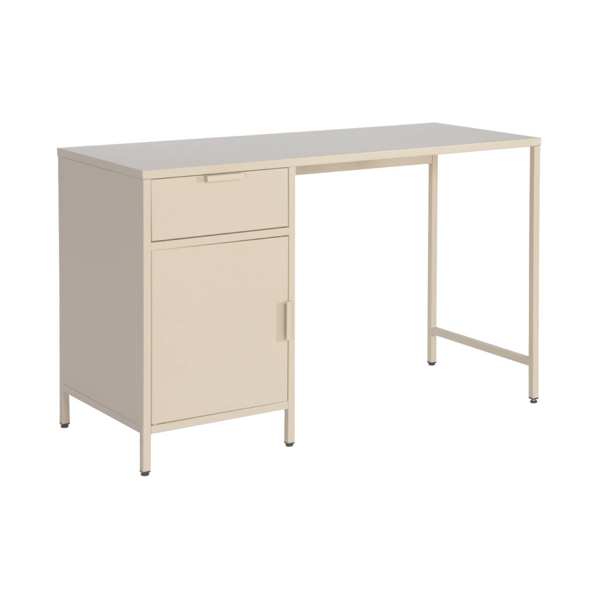 sweeek - Kinderbureau metaal 1 deur en 1 lade