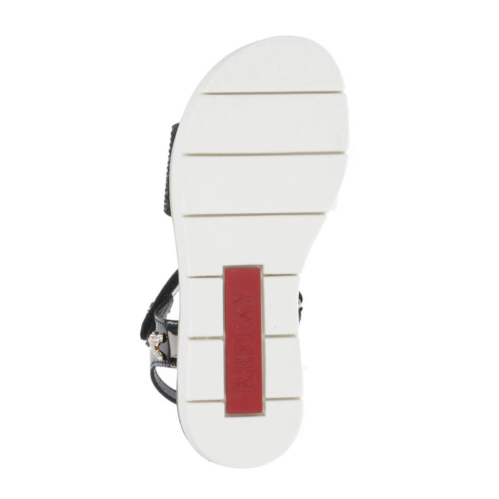 REPLAY sandalen zwart