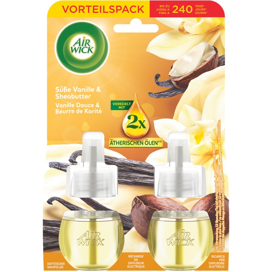 Airwick Nachfüller für Duftstecker Eucalyptus + Zedern 2 x 19 ml