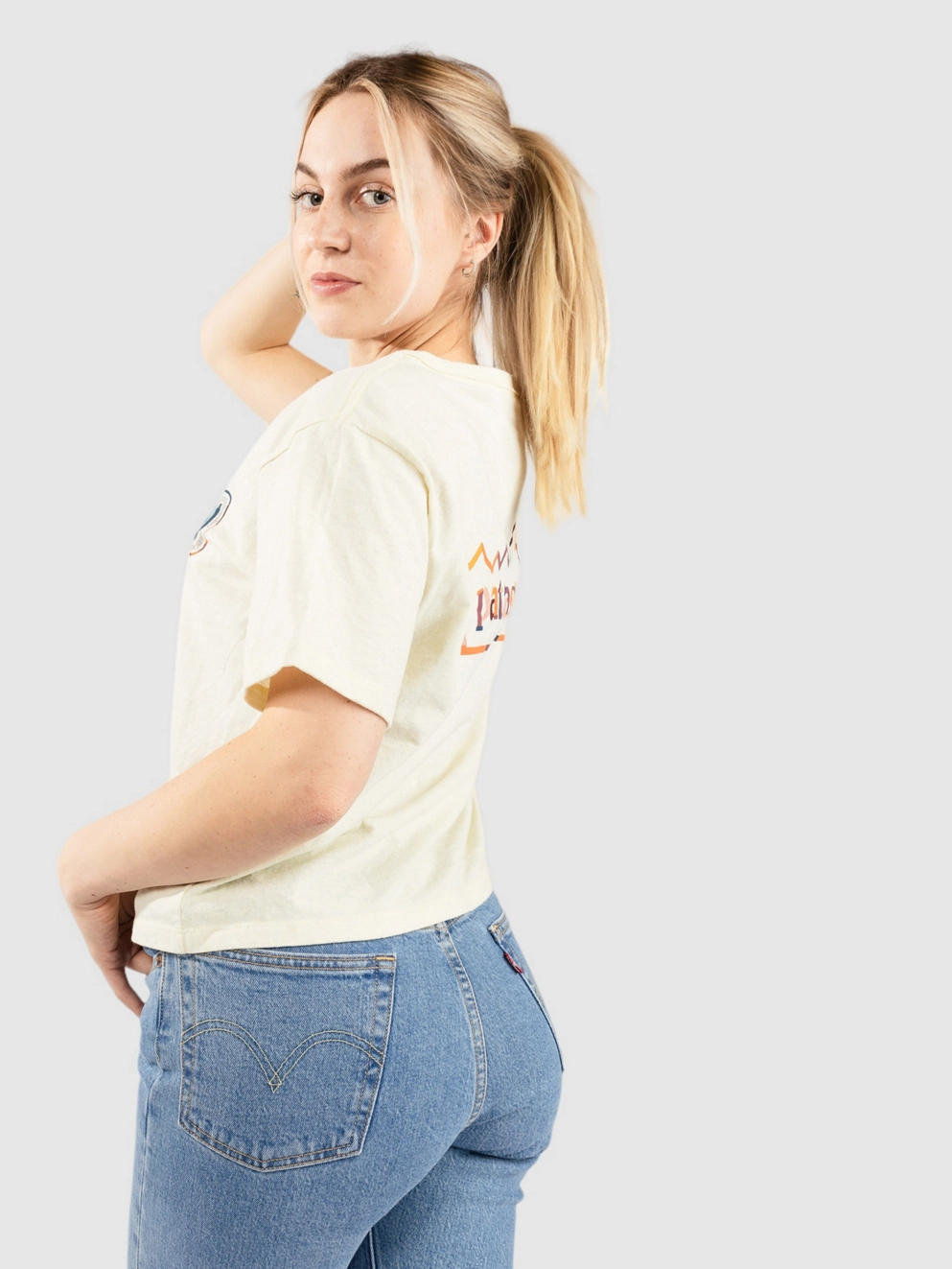 Patagonia Unity Fitz Easy Cut Responsibili T-Shirt birch white