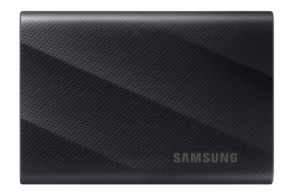 Samsung T9 MU-PG2T0B - SSD - krypteret - 2 TB - ekstern (bærbar) - USB 3.2 Gen 2x2 (USB-C stikforbindelse) - 256-bit AES - sort