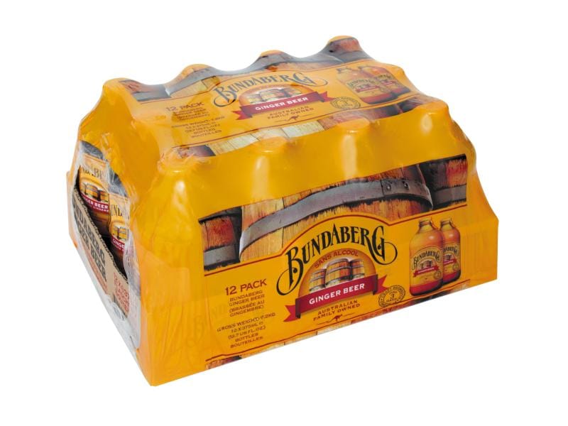 Bundaberg Ginger Beer 12 x 0.375 l Aromatisches Ingwerbier