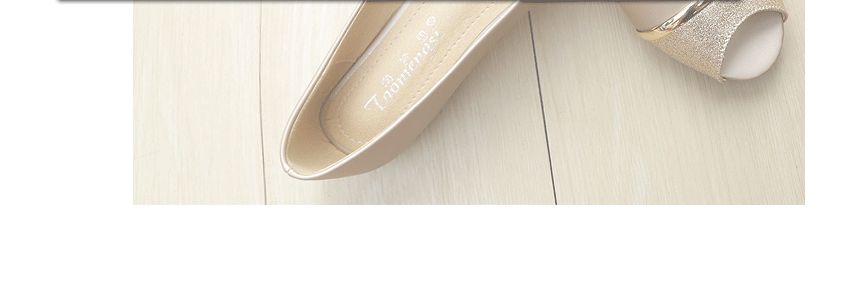 Anran - Peep-Toe Flats